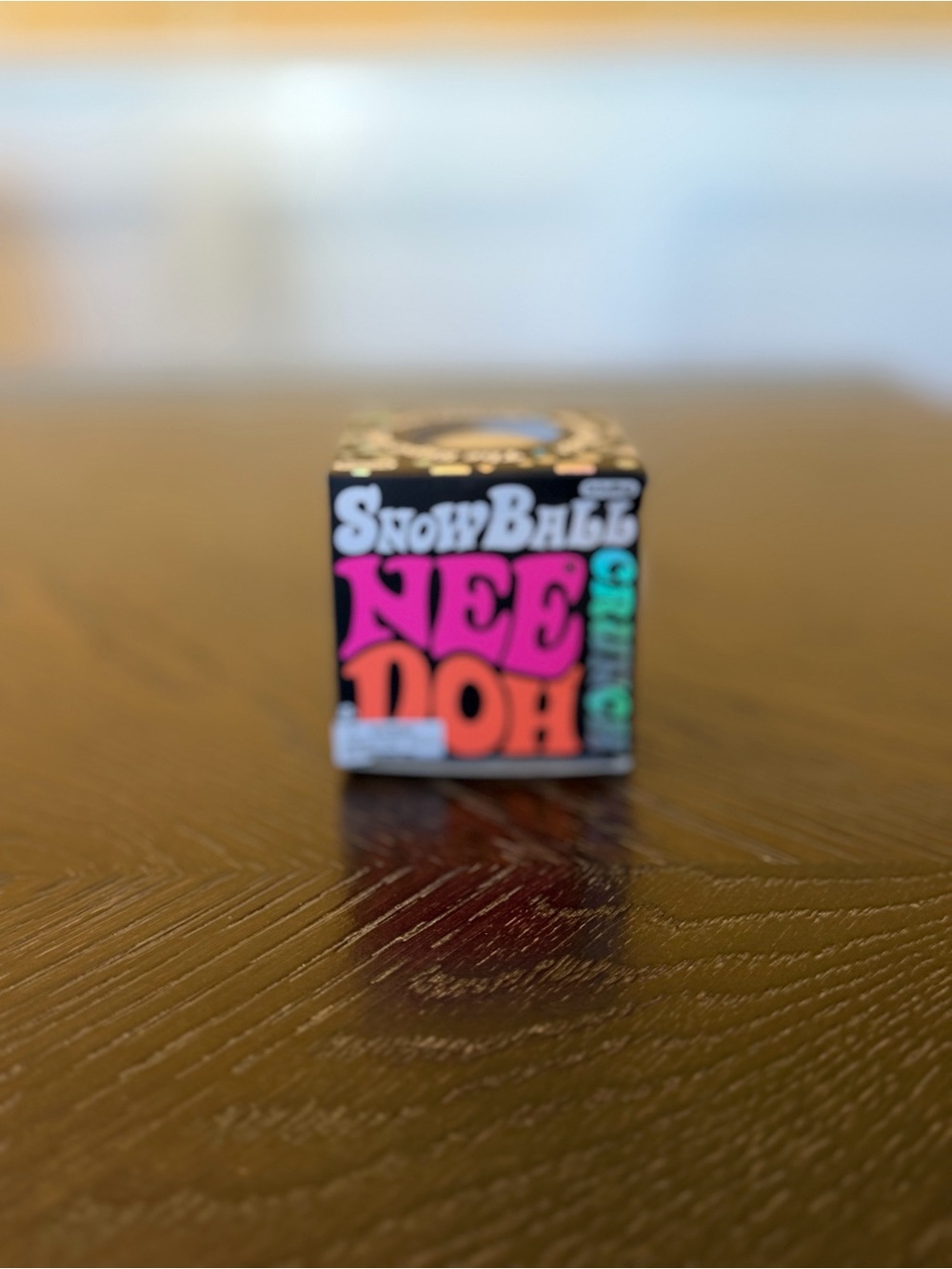 NeeDoh Snowball Crunch Sensory Fidget Squishy  Ball
